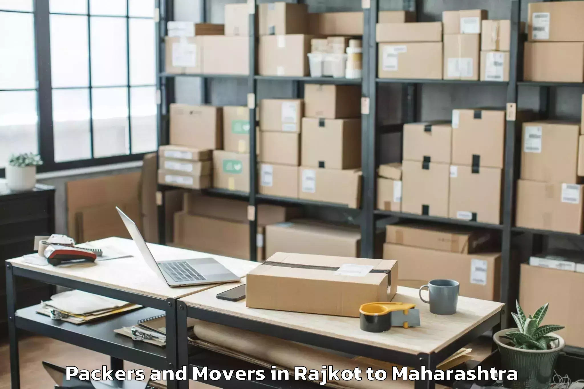 Reliable Rajkot to Mhasala Packers And Movers